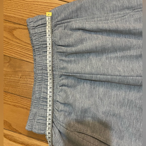 common unique 2 Way Waist Banding Wide Track Pants Grey - Picture 7 of 9
